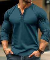 FlexCore Henley Long Sleeve