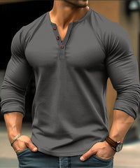 FlexCore Henley Long Sleeve