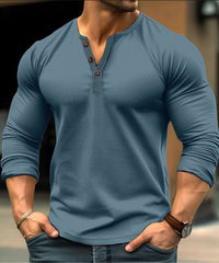 FlexCore Henley Long Sleeve