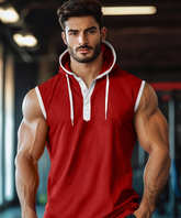 Men’s Muscle Fit Sleeveless Hoodie