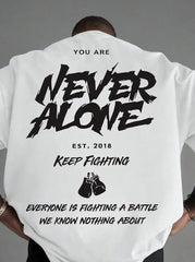 Never Alone Statement T-Shirt