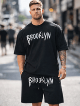 Brooklyn Graphic Oversized Co-Ord Set