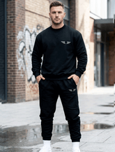 Shadow Fit Menβs Fleece Sweatshirt & Jogger Co-Ord