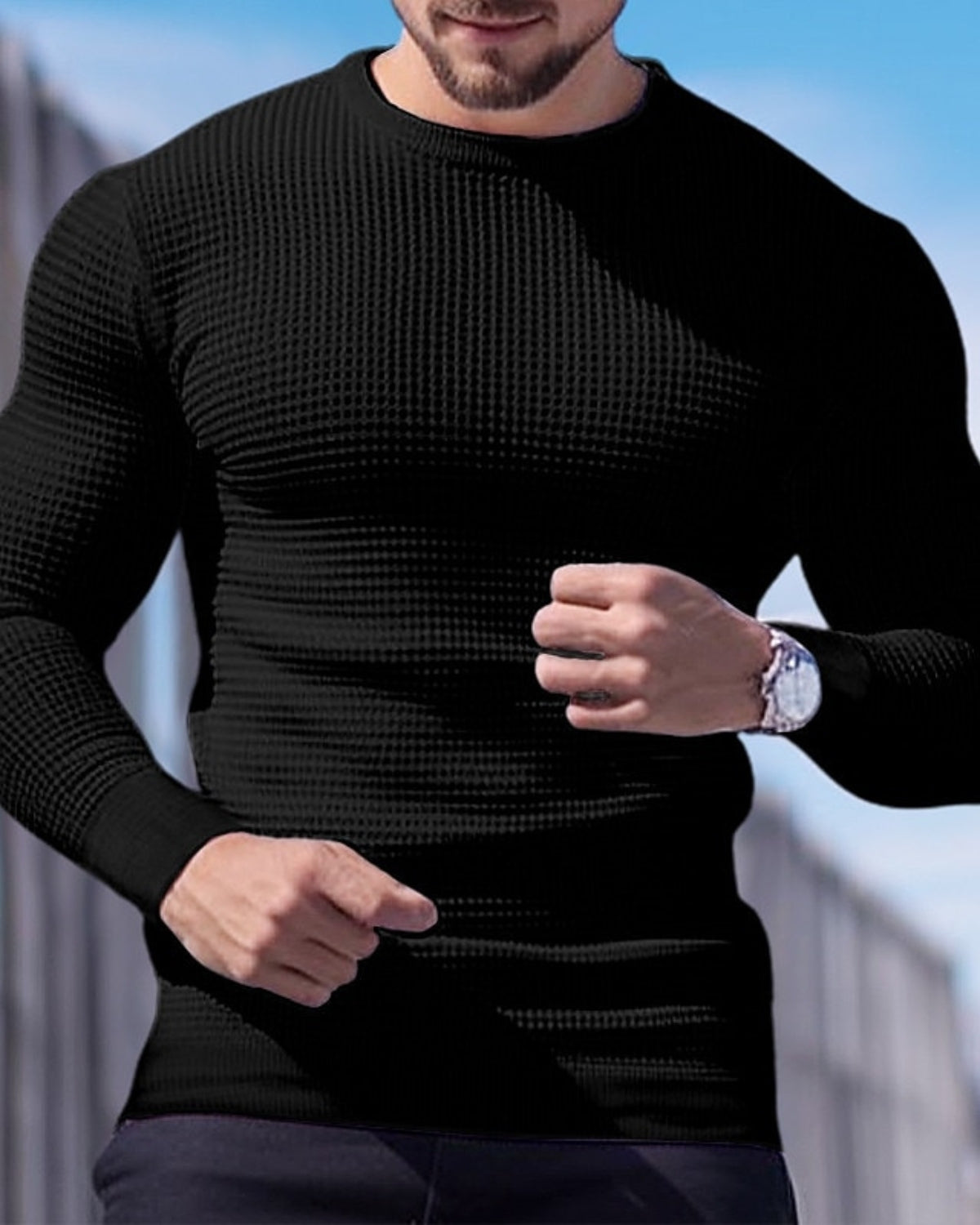 HexaFit Waffle Tee