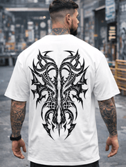 Forbidden Energy Oversized White Tee