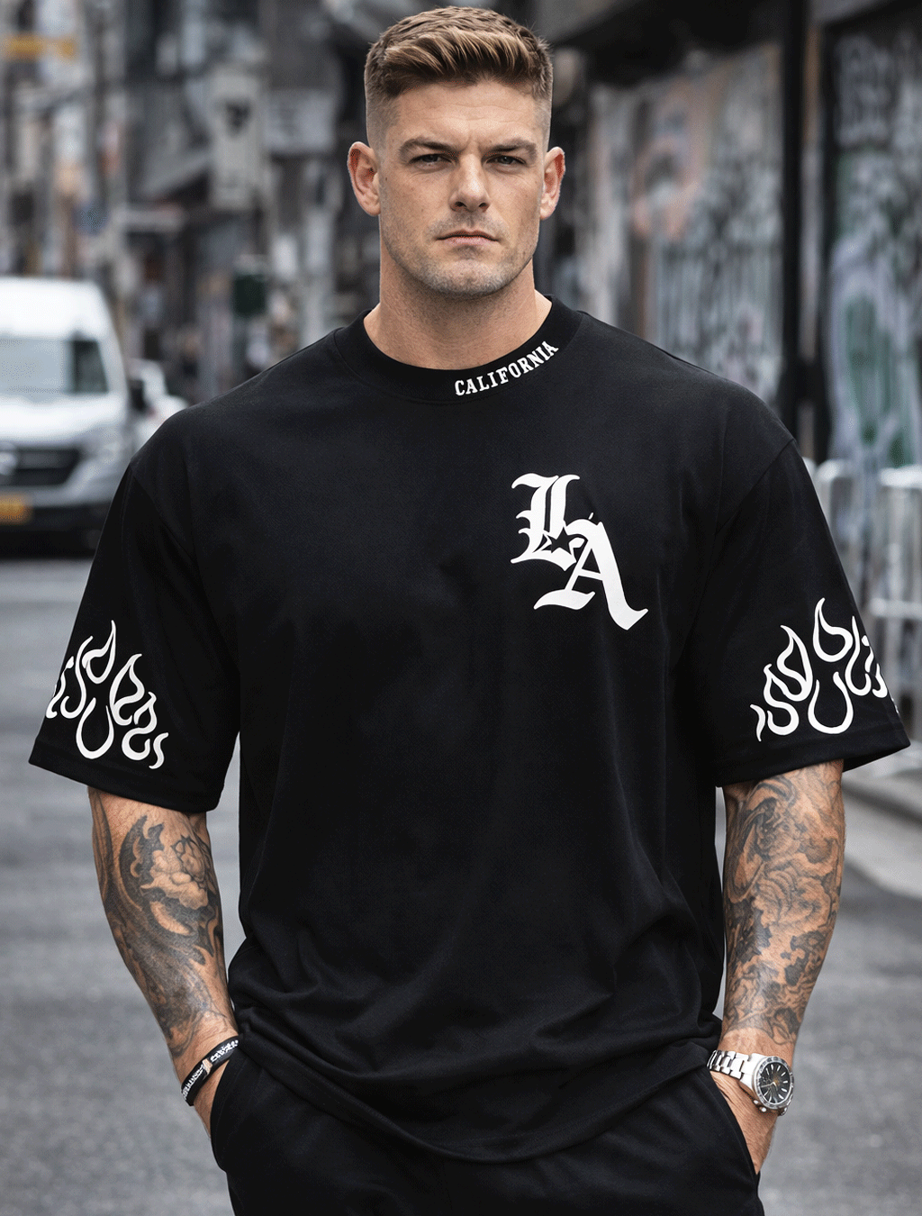California Flames Oversized T-Shirt