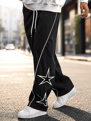 Black Star Print Joggers