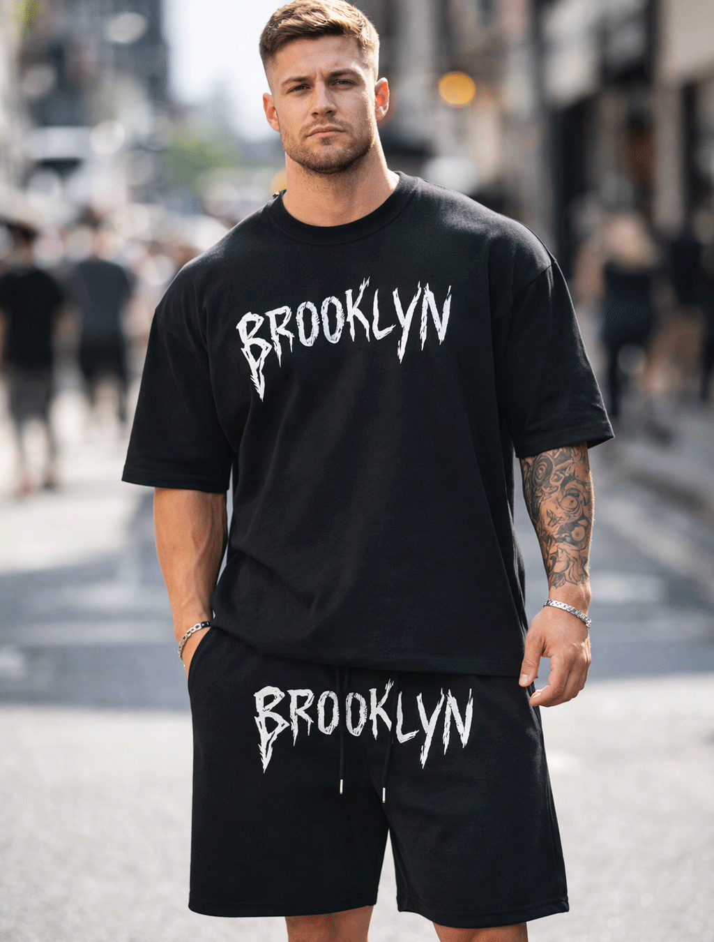 Brooklyn Graphic Oversized Co-Ord Set
