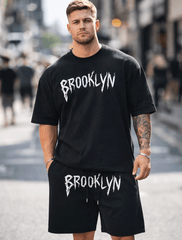 Brooklyn Graphic Oversized Co-Ord Set