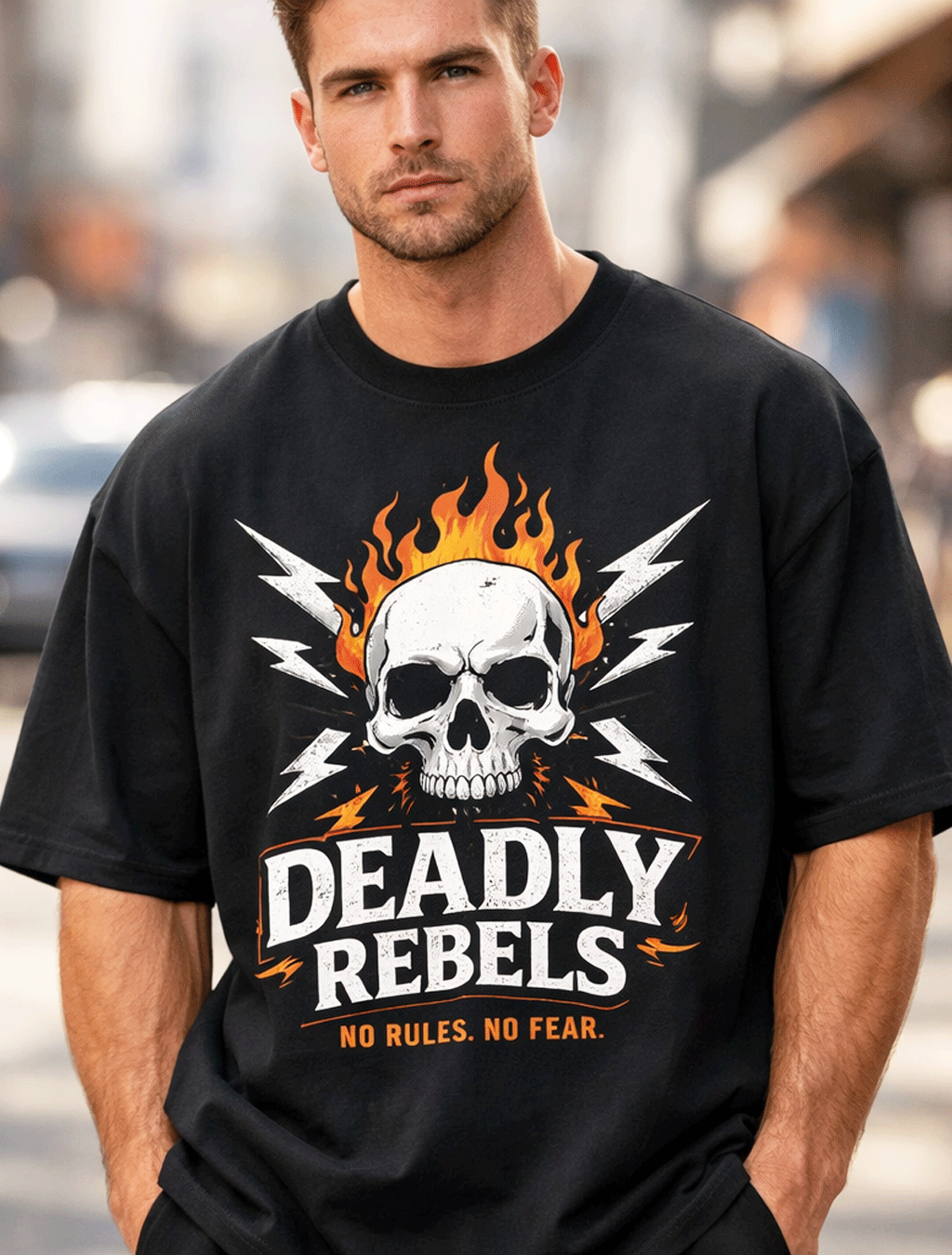 Deadly Rebels Oversized T-Shirt