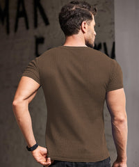 Classic Wide Neck Ribbed T-Shirt