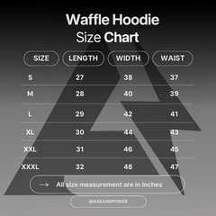 Men’s Waffle Knit Henley Hoodie